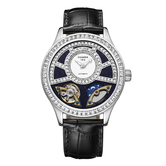 Men's light luxury fashion diamond watch